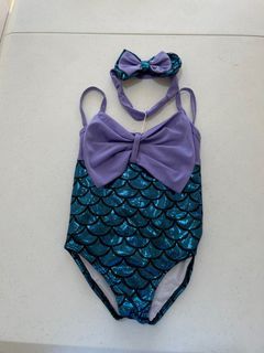 Brand new baby swimsuit mermaid party pool outfit birthday gift