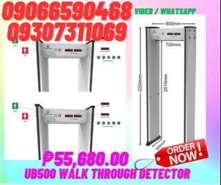 Brand New UB500 Metal Detector Walk through
