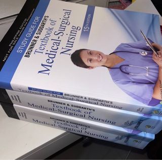 Brunner & Suddarth’s Textbook of Medical-Surgical Nursing 15th Edition Volume 1&2 with Study Guide