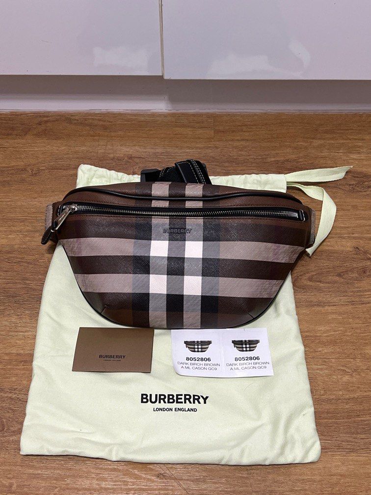 Burberry cason check belt bag Clearance