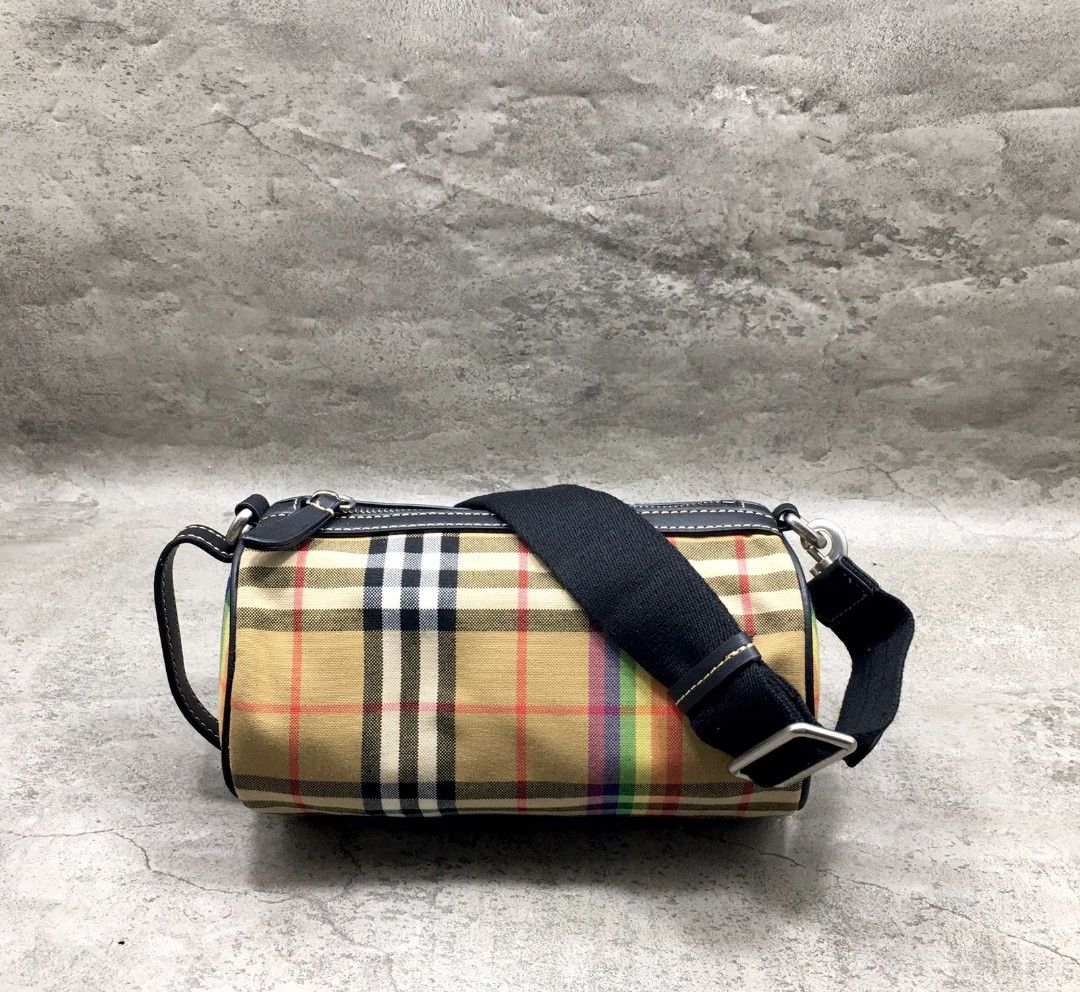 Burberry small clearance vintage check duffle