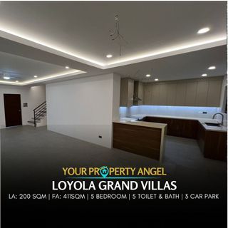 Loyola Grand Villas Buy Now! 5 Bedroom Townhouse in Pansol Quezon City For Sale!