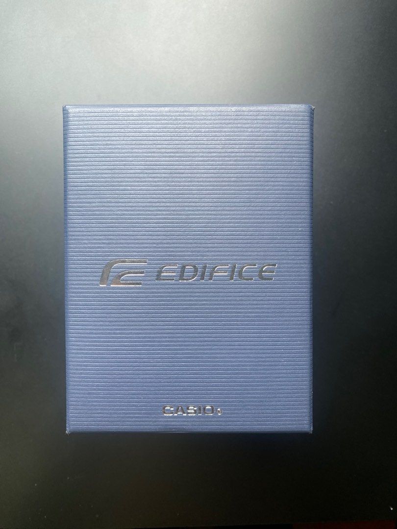 Casio Ediface (Category: Men's Watches) located in Singapore. Submitted by az_diecast (Listing ID 1290138421, Image 2). Description: Used once or twice- no defects Battery powered- still working Meet up only and payment upon collection via cash or paynow.