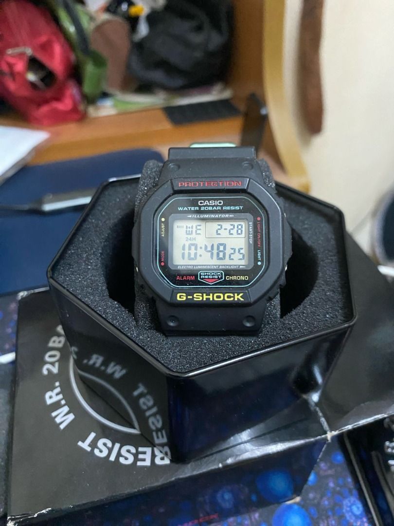 Casio G Shock DW 5600CMB 1DR Men s Fashion Watches Accessories Watches on Carousell