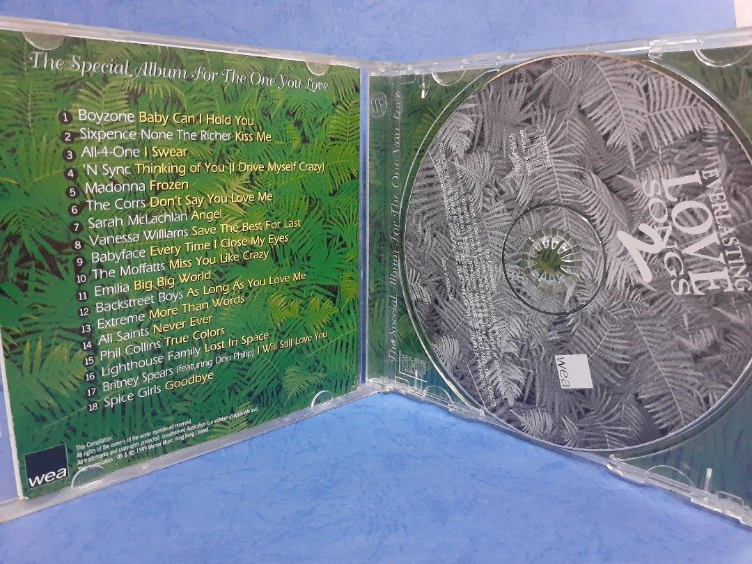 (CD) Everlasting Love Songs 2, Hobbies & Toys, Music & Media, CDs ...