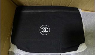 Chanel Envelope Bag Black Canvas GWP