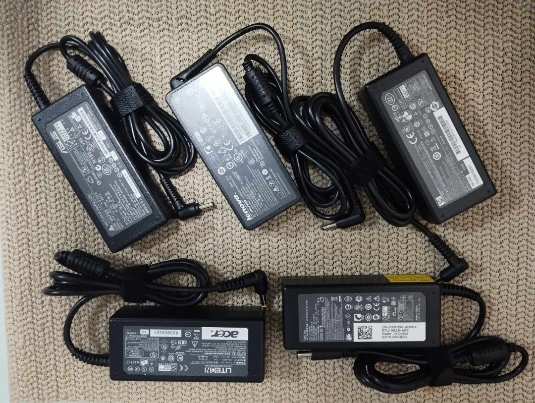 charger for laptop (Category: Chargers) located in Manila. Submitted by reiolshoppe (Listing ID 1290162287, Image 1). Description: note: price is for attention only: kindly pm for exact item for exact price of charger all kinds of laptop charger for sale power cords universal charger Acer Dell Asus HP Lenovo Samsung Sony Toshiba Fujitsu Nec brand new comes with warranty replacement we deliver nationwide pm for inquiries and price we also sell com