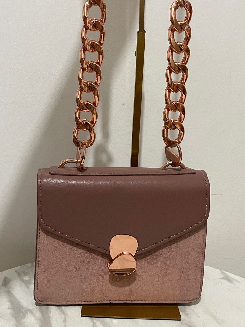 Metal detail online front flap bag