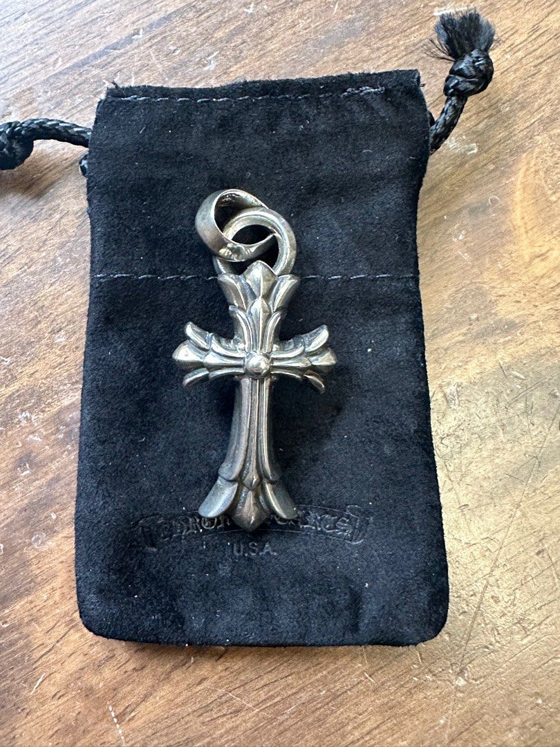 Chrome Hearts Double Cross Small Pendant Carousell