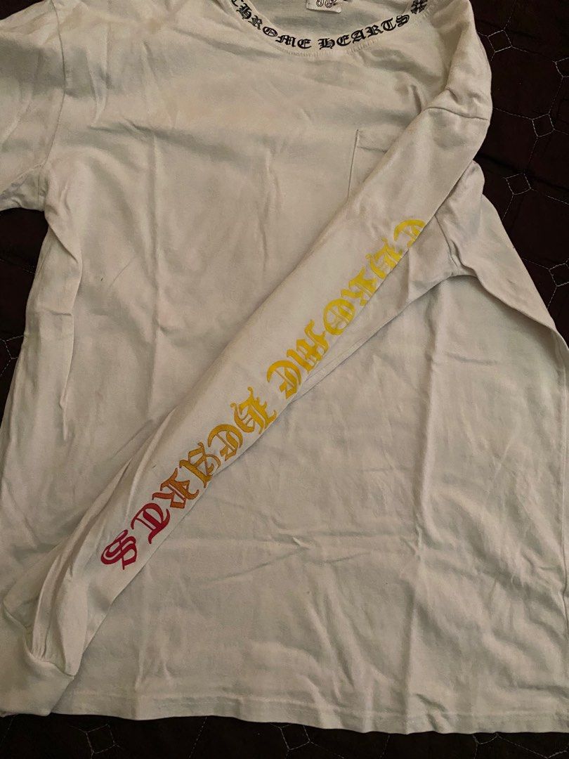 CHROMEHEART (Category: Tshirts & Polo Shirts) located in Seri Manjung. Submitted by eiznnnnnn (Listing ID 1290187715, Image 3). Description: CHROMEHEART ✅ SAIZ XL✅ PIT 21/22 ✅ ANYTHING JUST PM .