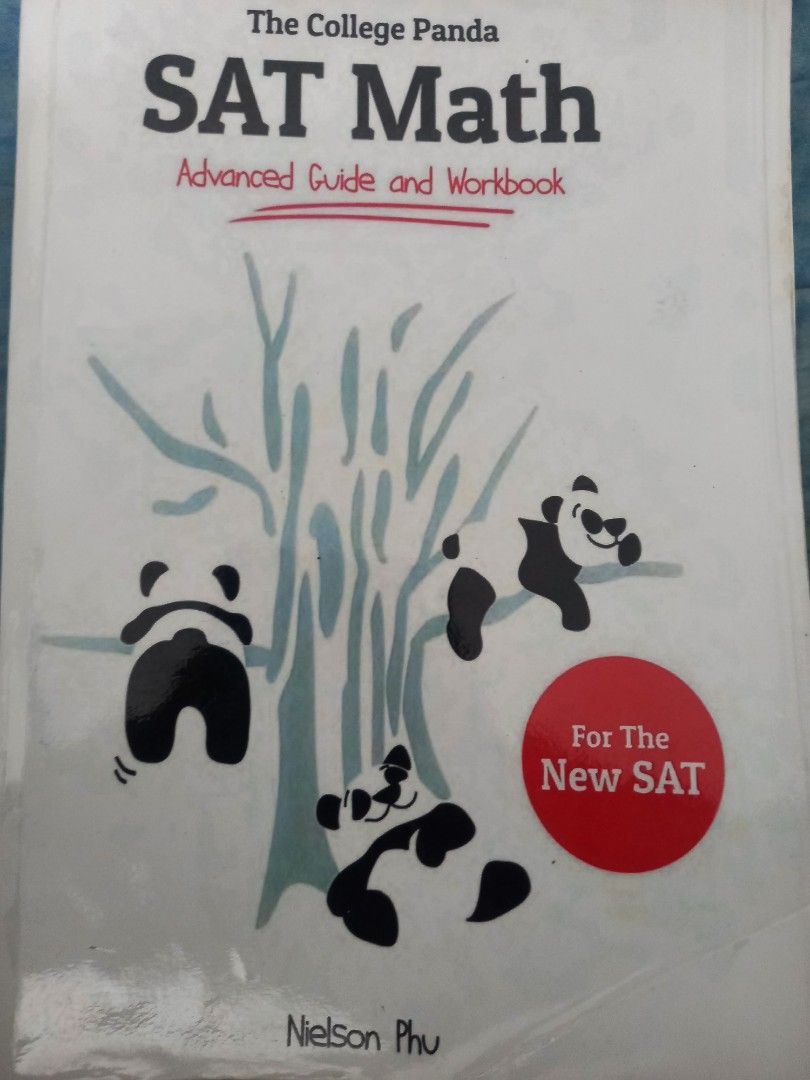 College panda sat math hobbies toys books magazines textbooks on