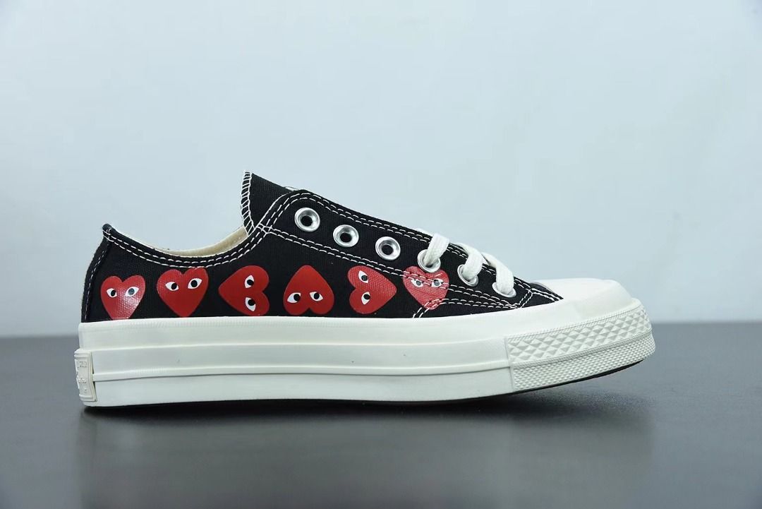 Cdg shoes black hot sale