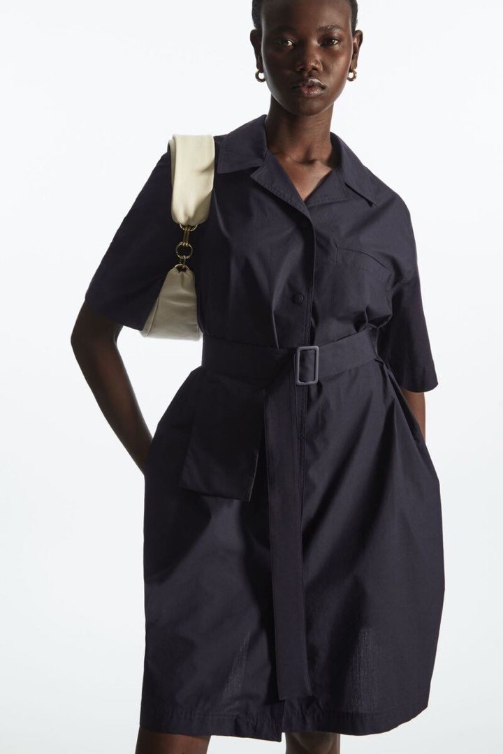 COS shirt dress with utility pocket