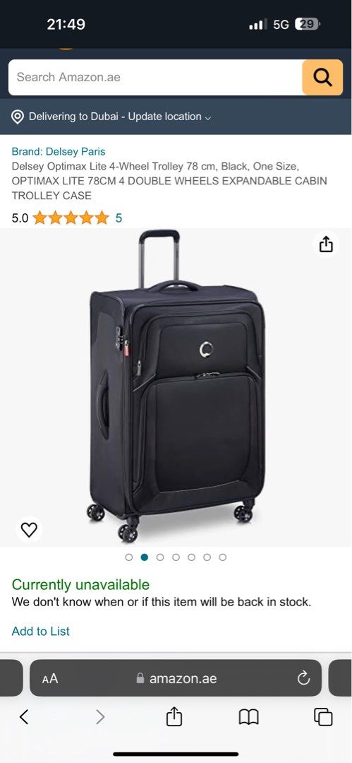 Delsey discount optimax 29