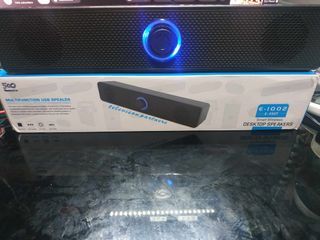 Desktop and Laptop Speakers 12 inch sound bar wireless bluetooth with head phone jack input USB power