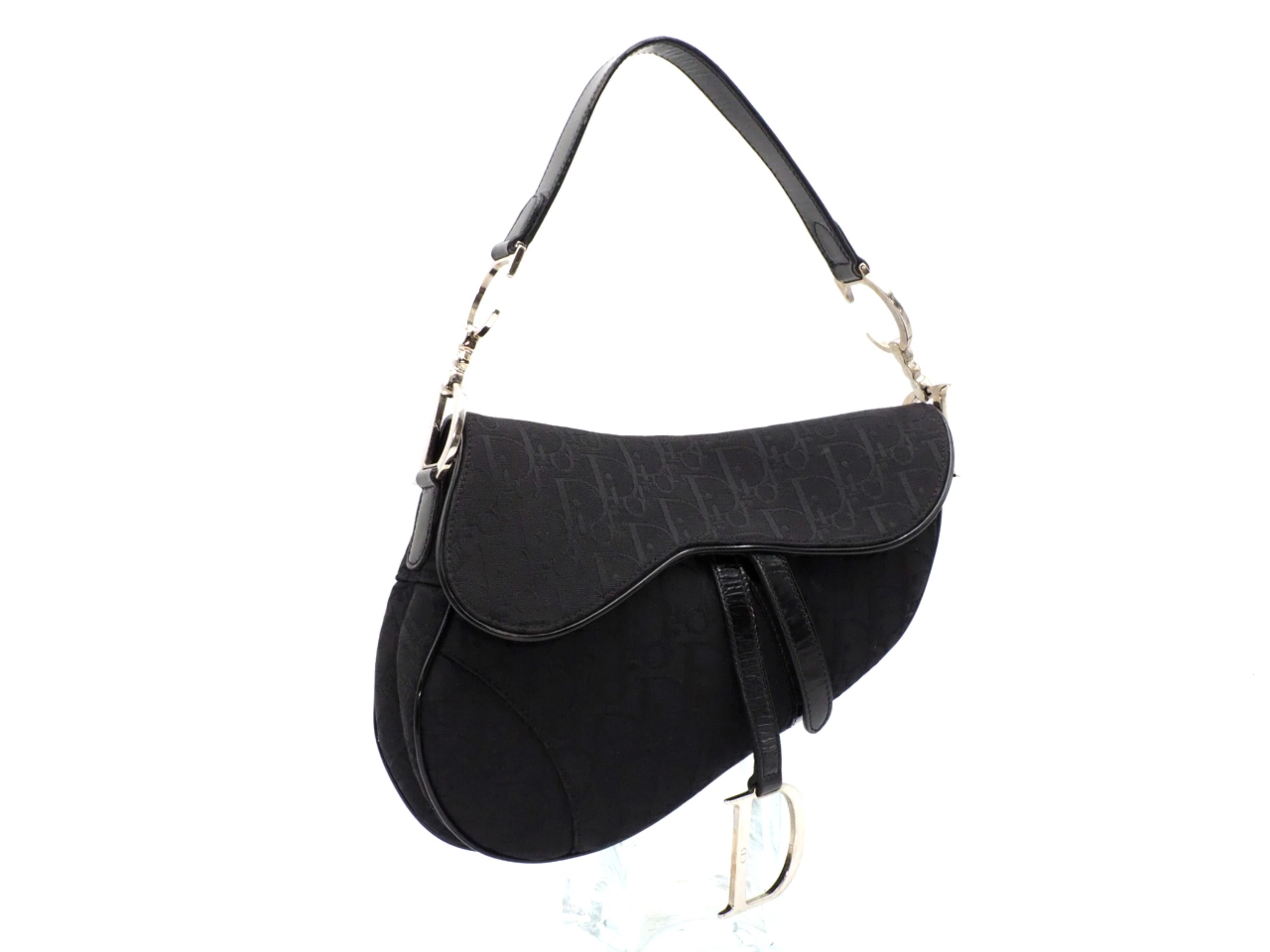 Dior saddle bag silver deals