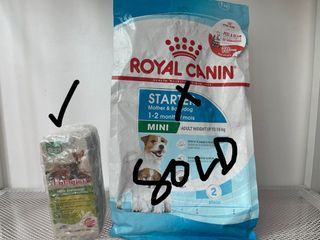 Dog food supplement vitamins Royal canin mini starter for puppies and gestating moms PAPI ENMALAC milk enhancer