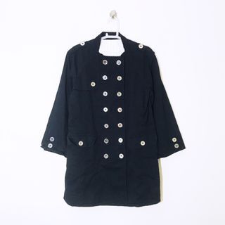 DOLCE & GABBANA – Women's Double Breasted Cotton Button Coat Jacket