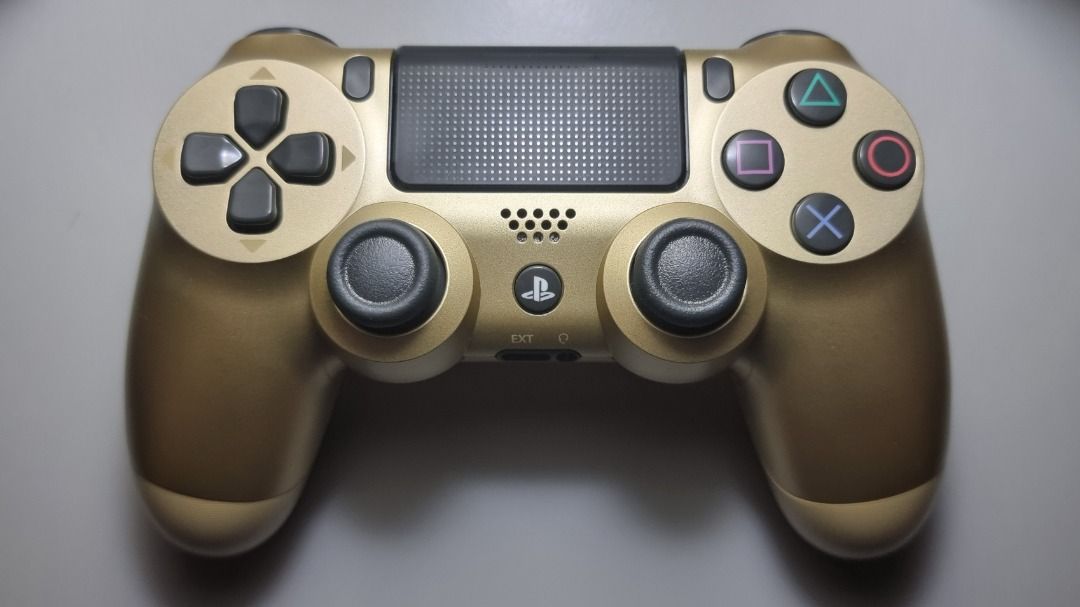 DualShock 4 (Gold, v2) Original, Video Gaming, Gaming Accessories ...