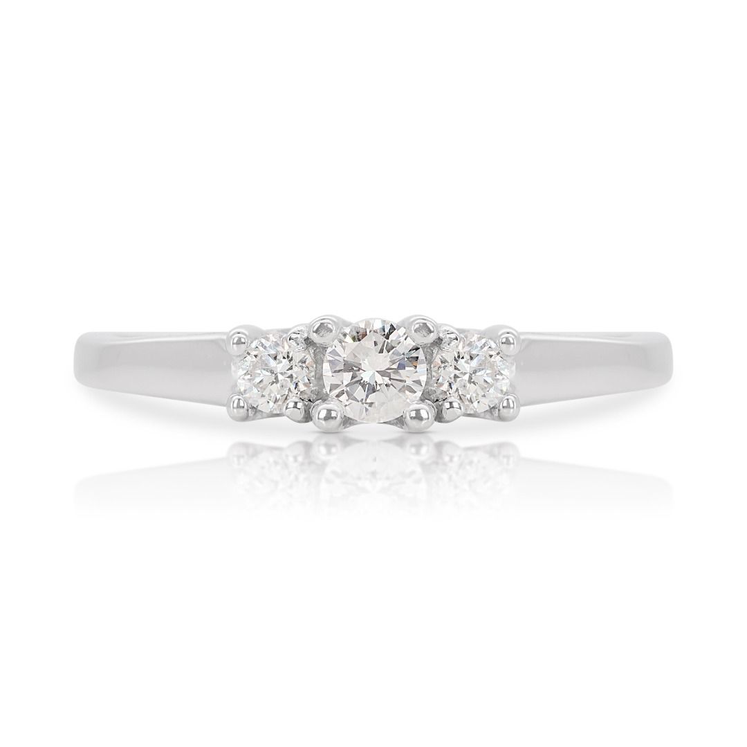 White gold ring 14k online