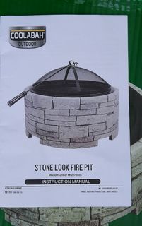 Fire Pit Stone Look