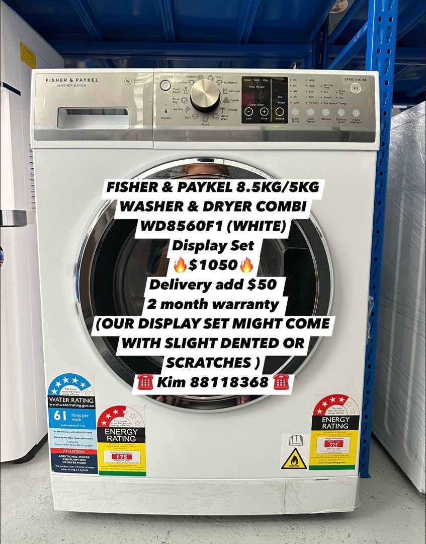 Fisher 2025 paykel wd8560f1
