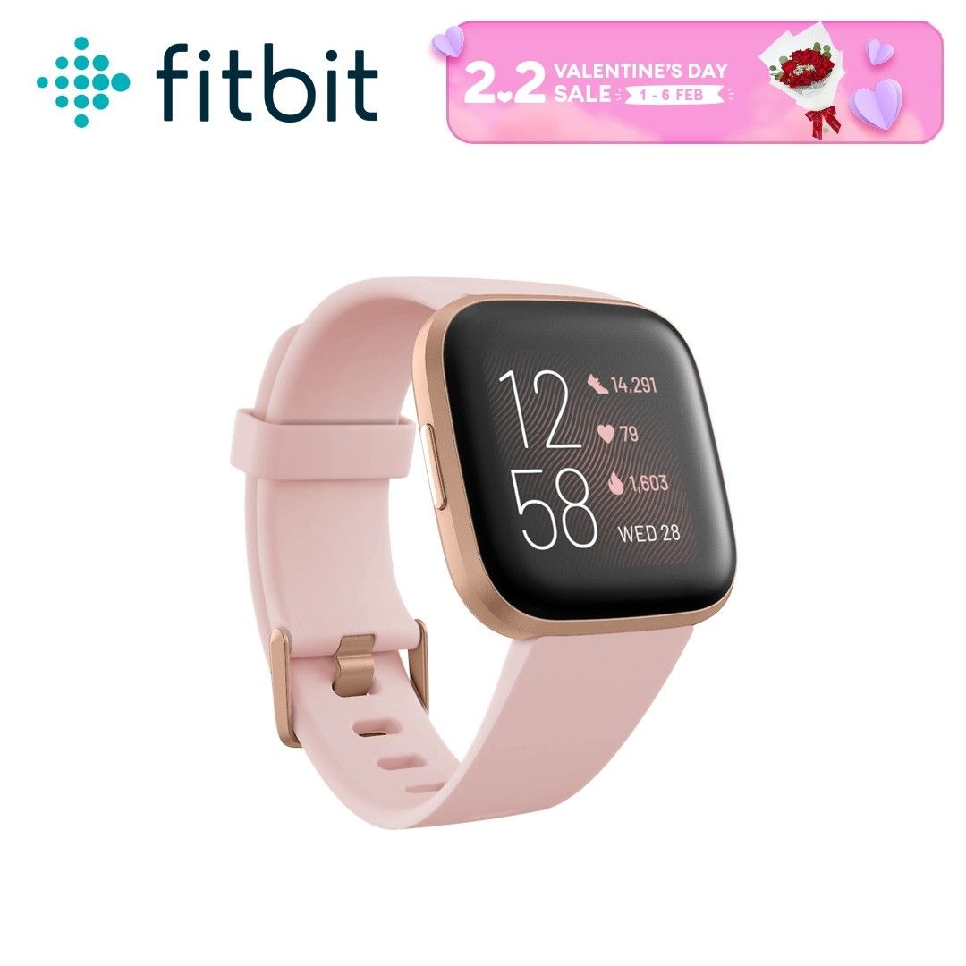 Fitbit Versa 2 Health Fitness Smartwatch Swim Tracking Watches S