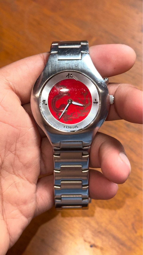 Fossil big tic dragon watch best sale