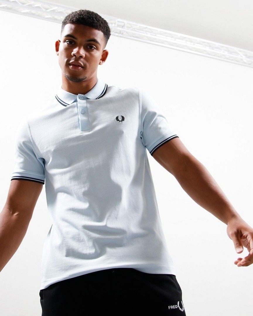 Fred perry twin outlet tipped polo