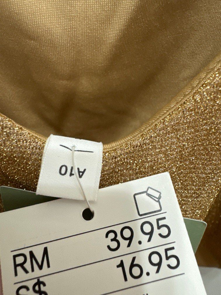 Gold 2025 top h&m