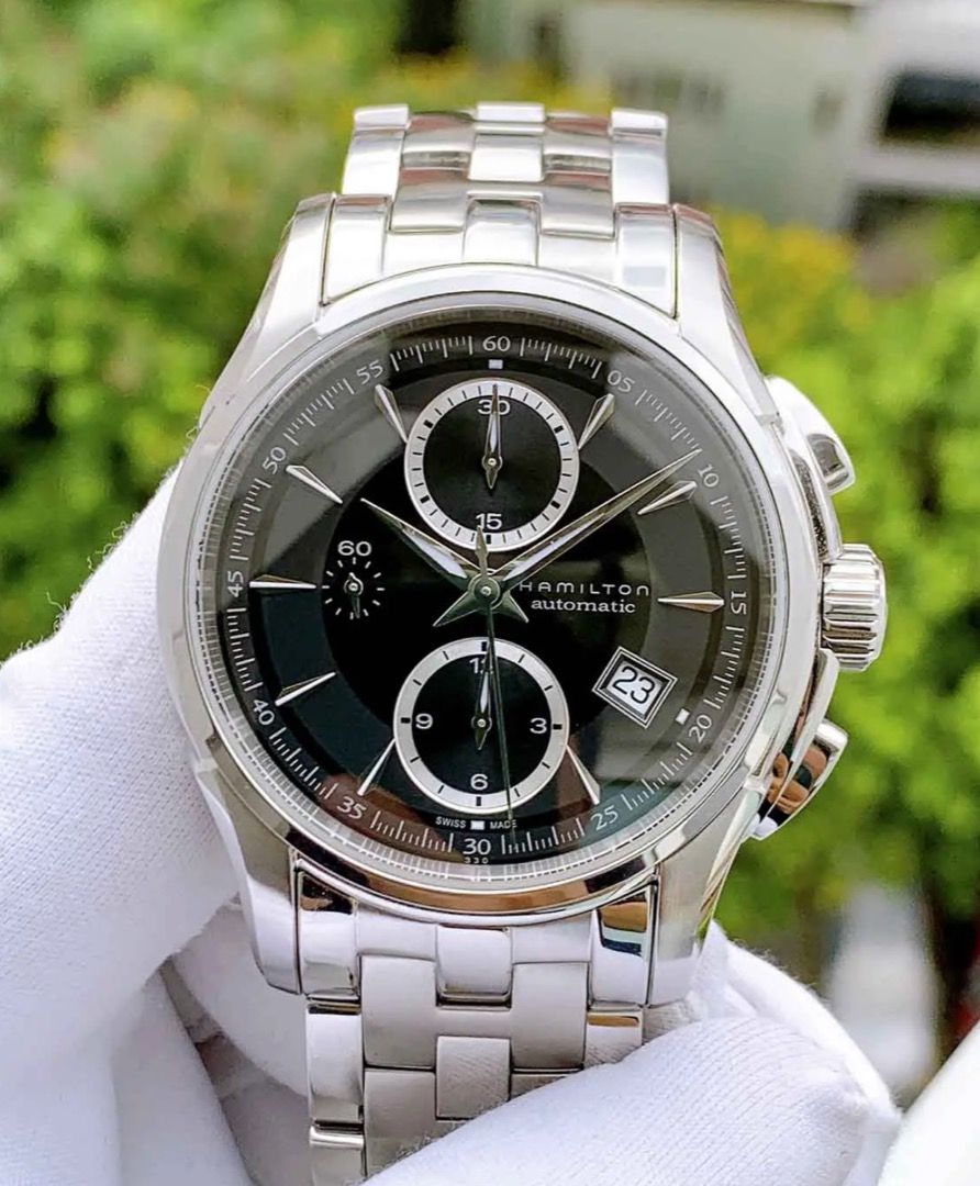 Hamilton Jazzmaster Auto Chrono 42mm H32616133 Luxury Watches on
