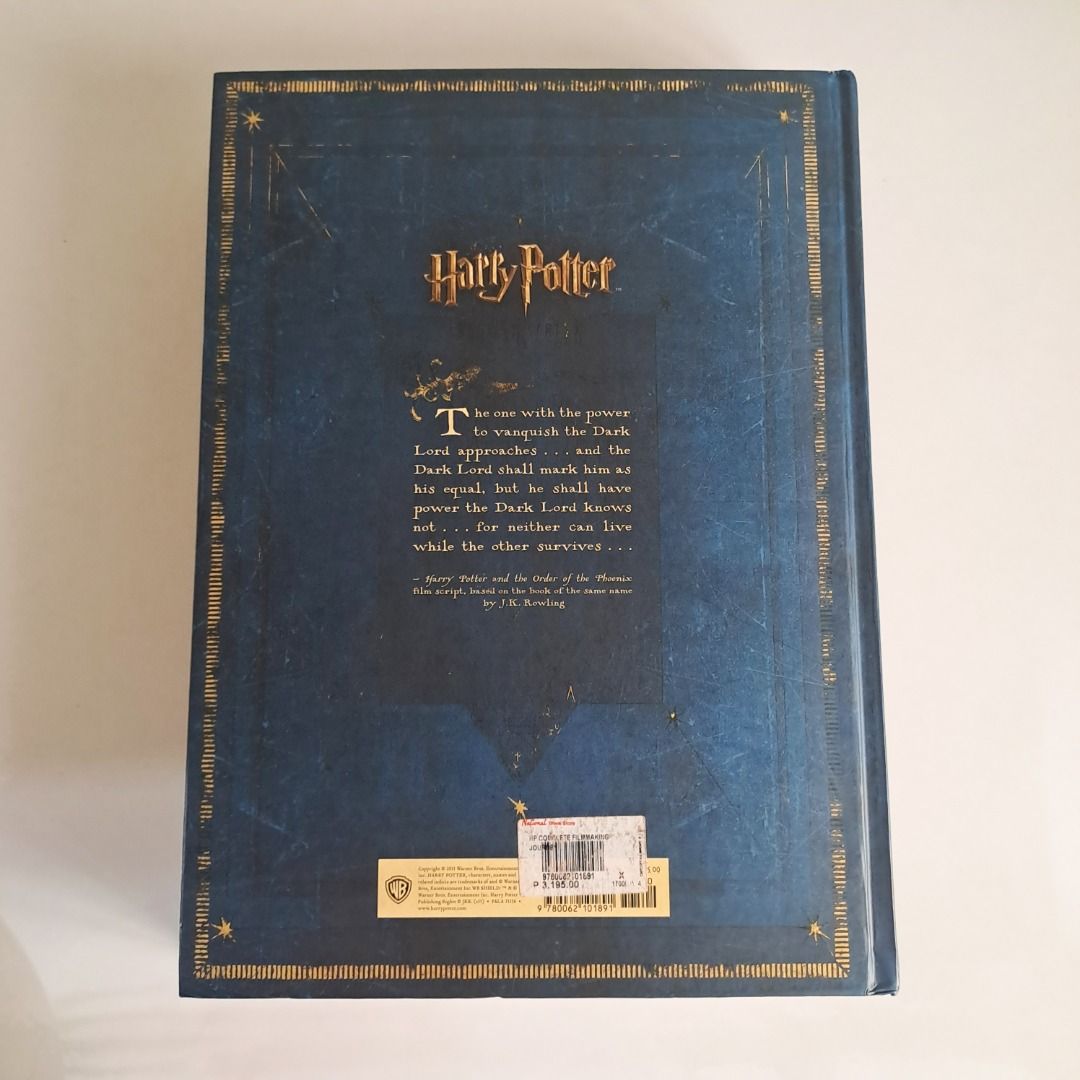 Harry Potter Page to Screen The Complete Filmmaking Journey Big Book