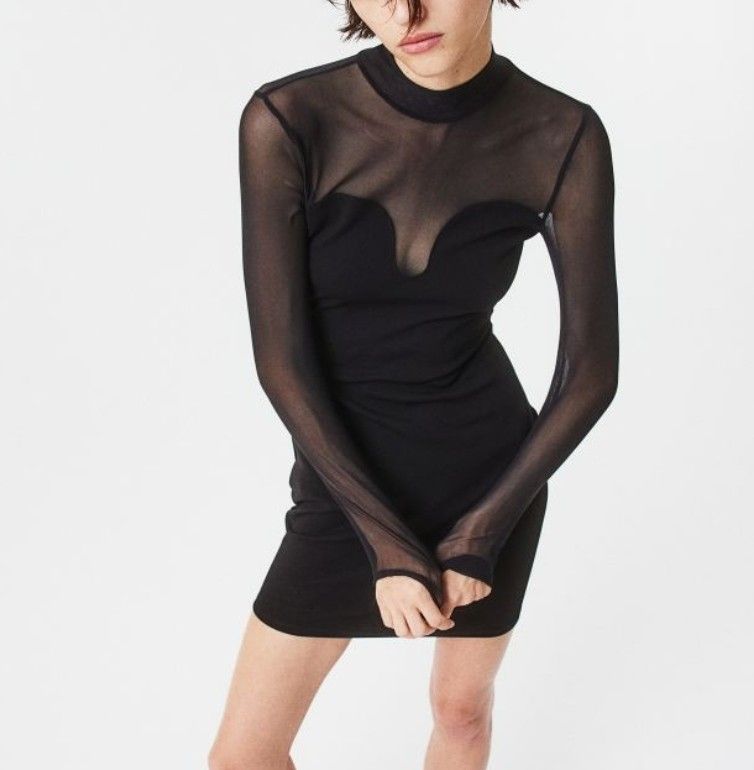 H&M Bodycon Mesh Black Dress Medium, Women's Fashion, Dresses & Sets, Dresses on Carousell H&M Bodycon Mesh Black Dress Medium, Women's Fashion, Dresses & Sets, Dresses on Carousell