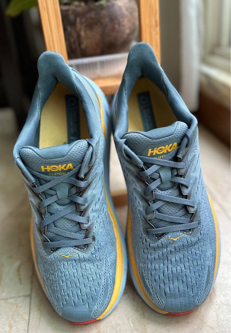 HOKA Running Shoes Clifton 8 Wide Men s Fashion Footwear