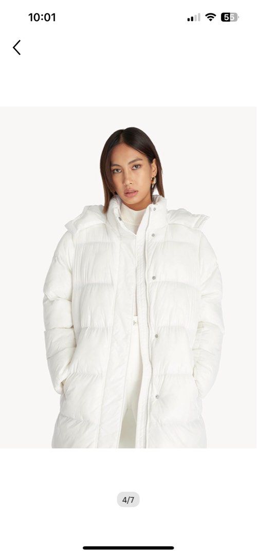 White shop hooded jacket