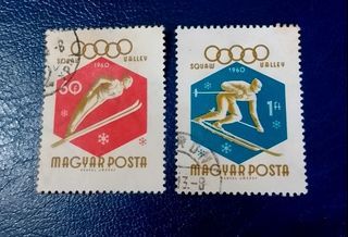 Hungary 1960 - Winter Olympic Games- Squaw Valley, USA 2v. (used)