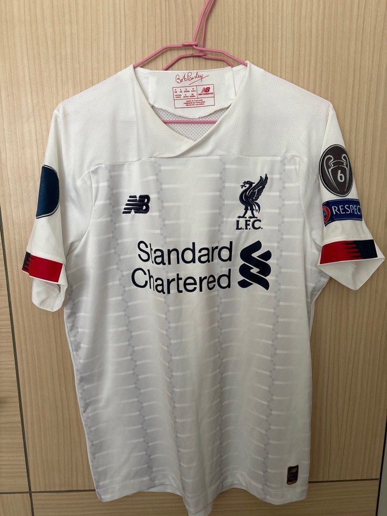 New balance liverpool white top