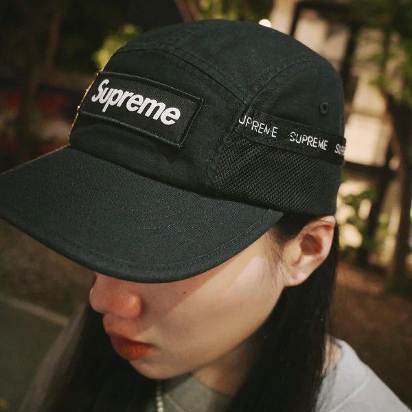 INSTOCK | Supreme Mesh Pocket Camp Cap Black, Men's Fashion