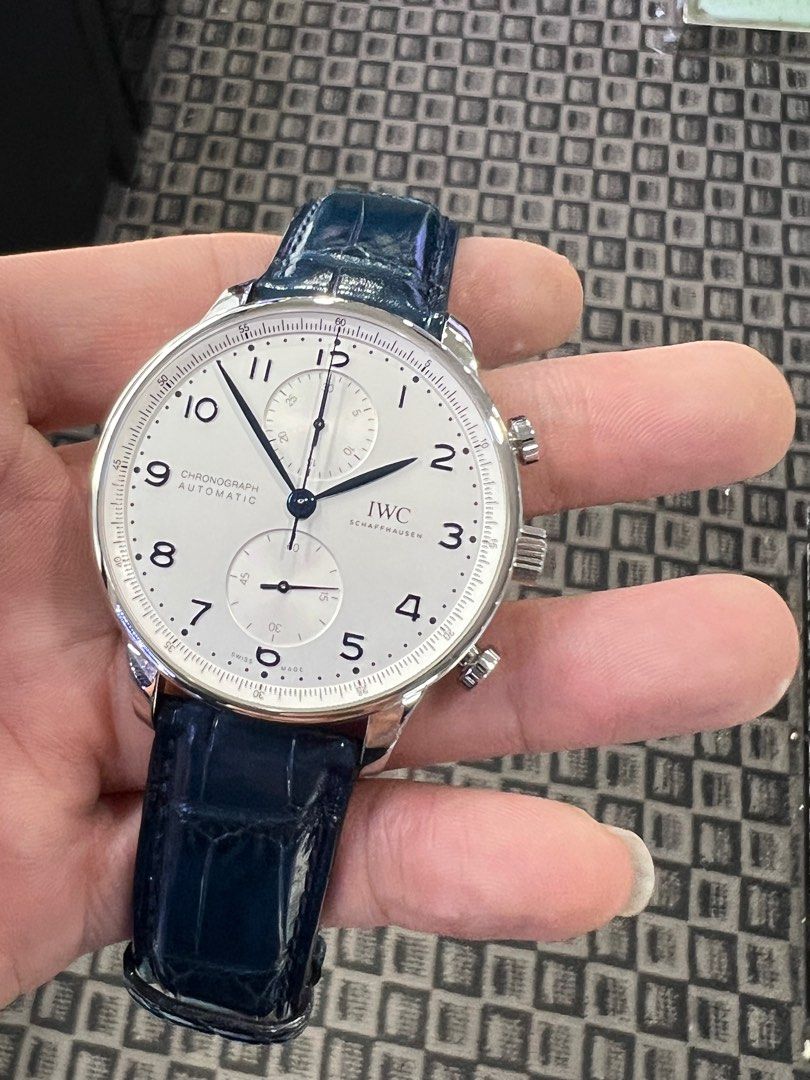 IWC PORTUGUESE SWISS MADE IN HOUSE MOVEMENT AUTOMATIC CHRONOGRAPH IW371605