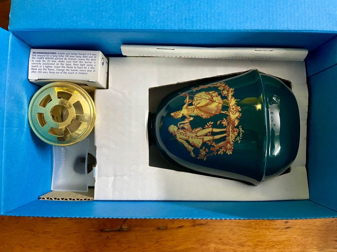 Lampe BERGER Géhel Pastille grès 1960 - Le palais des bricoles