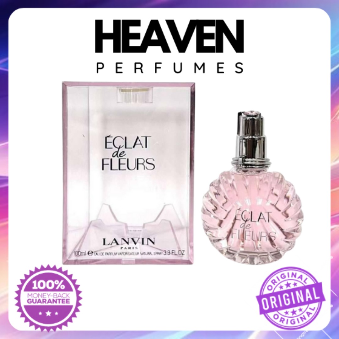 ⭐LANVIN ECLAT DE FLEURS EDP 100ML PERFUME, Beauty Personal Care