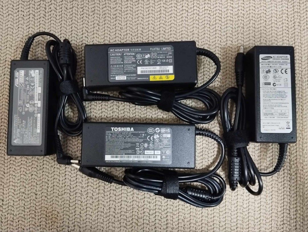 laptop charger brand new (Category: Chargers) located in Manila. Submitted by reiolshoppe (Listing ID 1290157768, Image 1). Description: note: price is for attention only: kindly pm for exact item for exact price of charger all kinds of laptop charger for sale power cords universal charger Acer Dell Asus HP Lenovo Samsung Sony Toshiba Fujitsu Nec brand new comes with warranty replacement we deliver nationwide pm for inquiries and price we also se