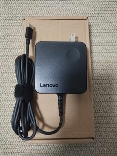 Lenovo USB type C laptop charger adapter 45w 65 watts