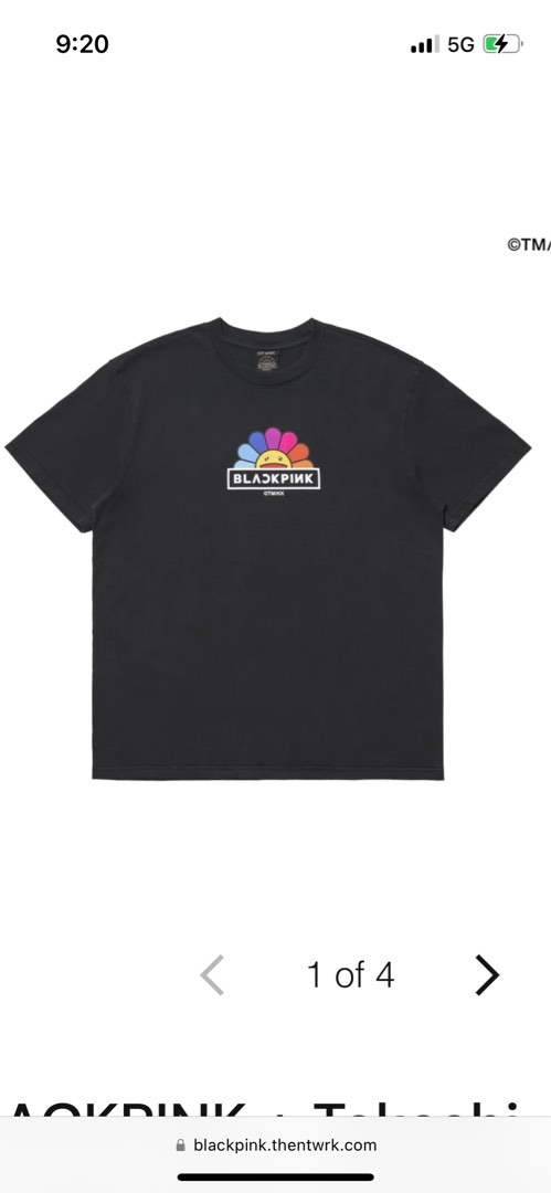 新品即決 【限定】BLACKPINK+村上隆T-Shirt 村上隆Blackpink (Vintage ...