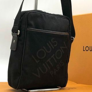 Louis Vuitton Citadin Shoulder Bag Damier Jean Black