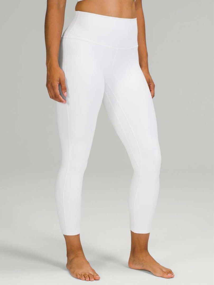 White lulu outlet leggings