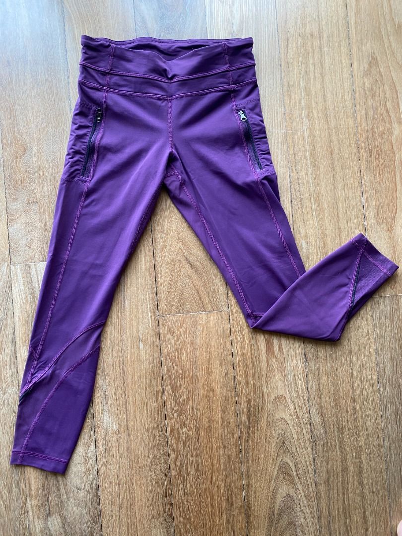 Lululemon Inspire Tight II - Darkest Magenta - Size 6, Women's Fashion,  Activewear on Carousell