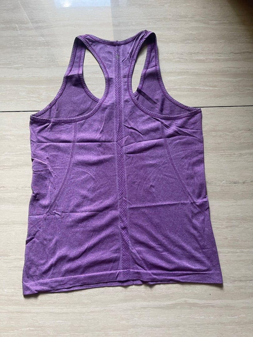 Lululemon Swiftly Tech Racerback Heathered purple, Size 10, Women's  Fashion, Activewear on Carousell