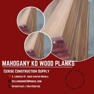 Mahogany KD Wood Planks