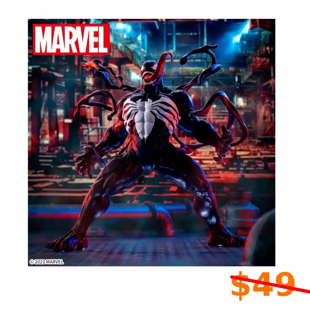 Marvel Comics Luminasta Venom Figure (7102629) Brand New, Hobbies